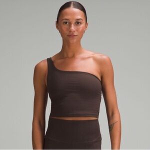 Lululemon ribbed nulu asymmetrical yoga tank top